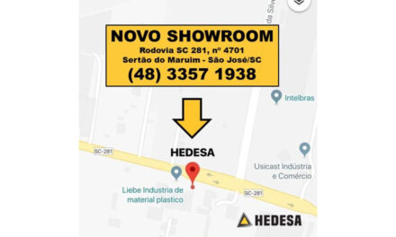 NOVIDADE: Visite o novo Showroom da HEDESA!