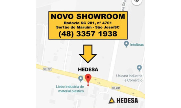 NOVIDADE: Visite o novo Showroom da HEDESA!